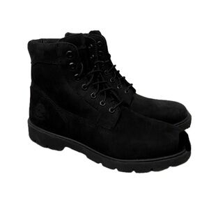 NEW Timberland Men's 6" Premium Waterproof Boot Black Nubuck Leather size 11